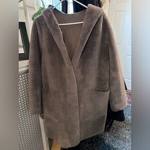 Zara Women's Cozy Teddy Reversible Jacket